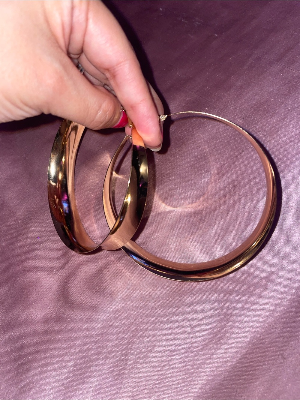 Fashion Nova Gold Summer Hoop Earrings ✨